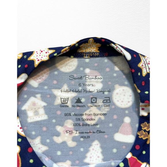 NWT Sweet Bamboo Christmas Cookies Twirl Dress, Size 6 - Picture 5 of 7